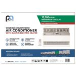 Perfect Aire 4PACH12000 12,000 BTU Cool/Heat Window Air Conditioner with 11,000 BTU Electric Heat
