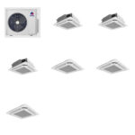 GREE 24000 BTU R-32 21 SEER2 3-Zone Ductless Mini Split Heat Pump System - 12K+12K+12K