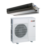 MITSUBISHI ELECTRIC Single-Zone PUZ-AK36NL+PEAD-AA36NL - 22.1 SEER2 Ducted Heat Pump System - Image 3