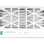 Glasfloss ZLP12244 12 inches x 24 inches x 4 inches MERV 10 Z-Line Standard Capacity Pleated Filter